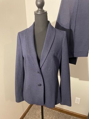 Talbots Navy Single-Breasted Women's Suit 6